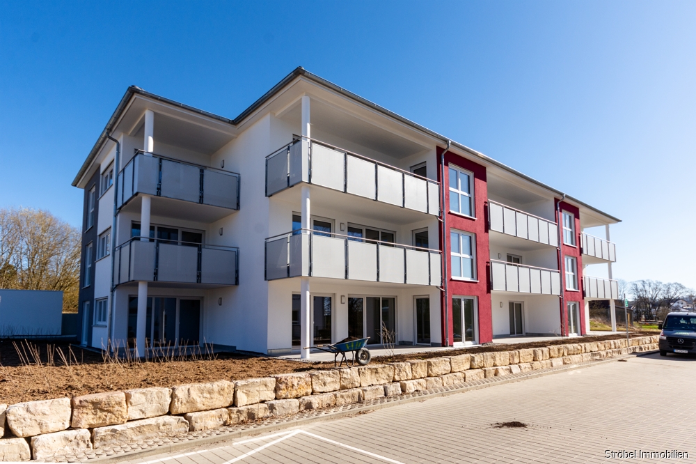 Moderne 2-Zimmerwohnung inklusive Stellplatz im schönen Wörnitz zu vermieten, 91637 Wörnitz, Etagenwohnung