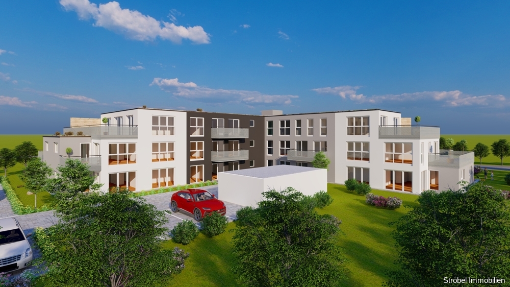 Modernes Wohnen in Dürrwangen – im Mehrfamilienhaus Osterglocke, 91602 Dürrwangen, Etagenwohnung