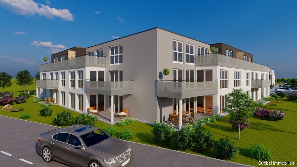 Modernes Wohnen in Dürrwangen – im Mehrfamilienhaus Osterglocke – profitieren Sie von 5% AfA, 91602 Dürrwangen, Etagenwohnung