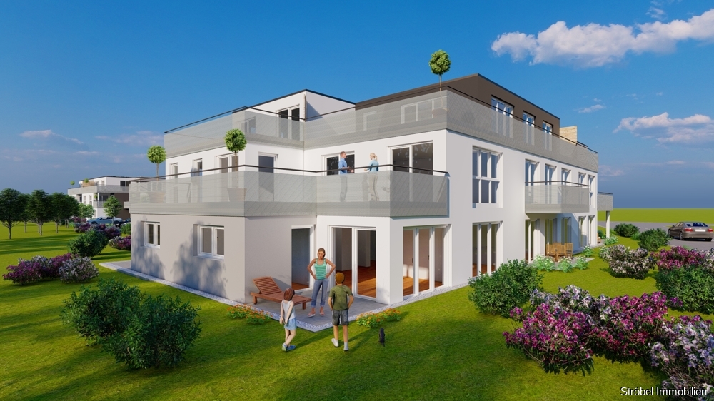 Modernes Wohnen in Dürrwangen – im Mehrfamilienhaus Osterglocke – profitieren Sie von 5% AfA, 91602 Dürrwangen, Bauprojekt