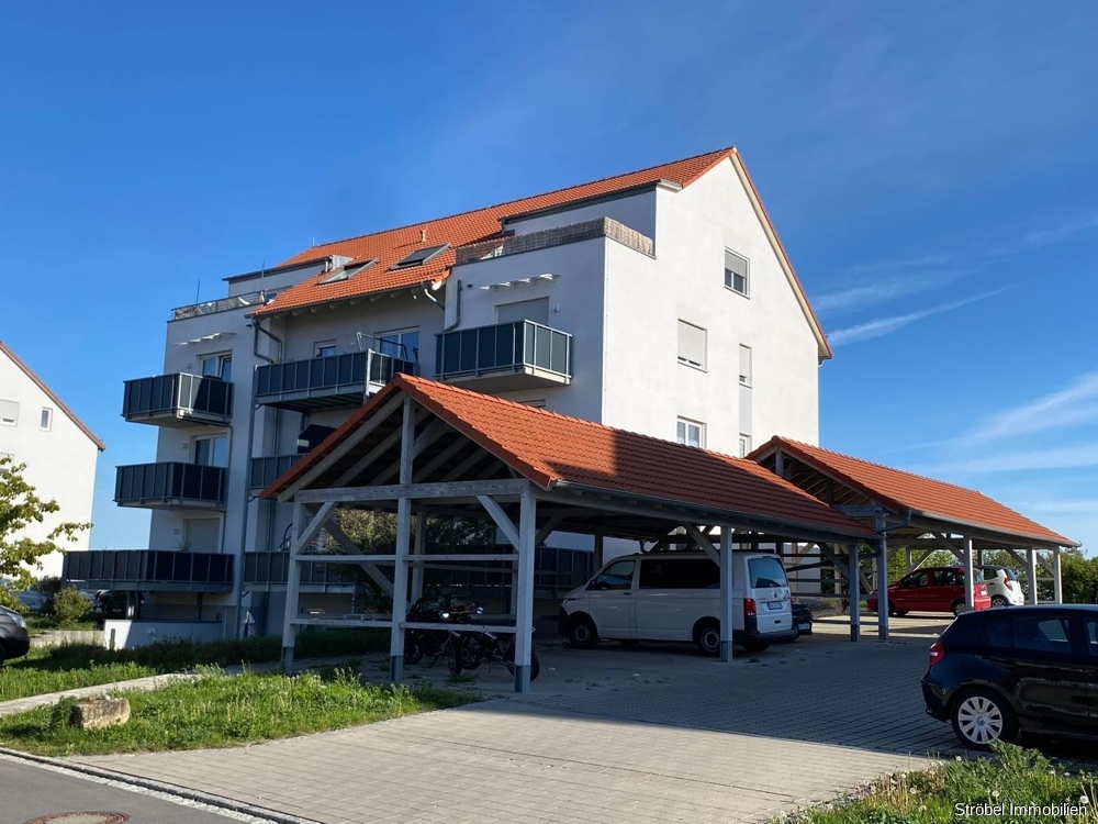 Moderne 2-Zimmer-Eigentumswohnung inkl. Carport zu verkaufen, 91541 Rothenburg ob der Tauber, Etagenwohnung